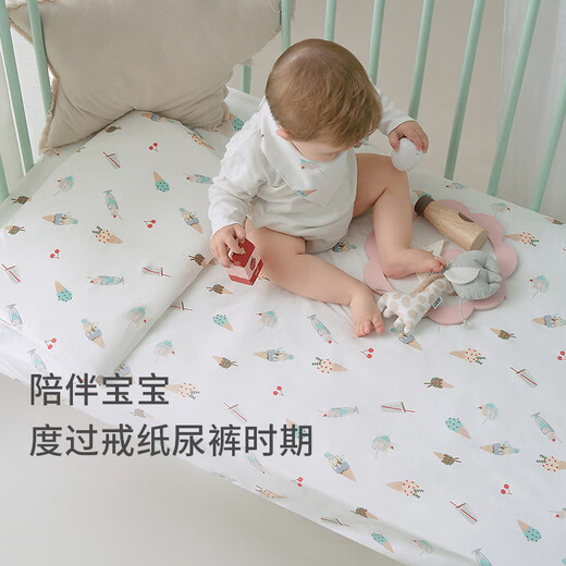Nest Designs Waterproof Sheets Newborn Bedding Baby Children's Bed Cover Diaper Sheet Summer Sweetheart (132*71*20cm)