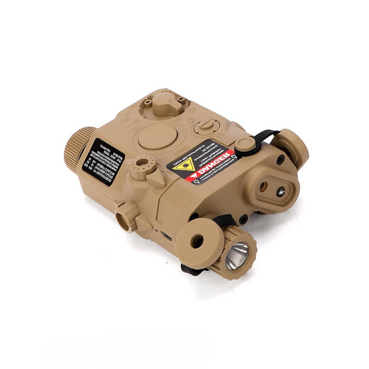 PEQ15 Indicador de láser multifunción Batería Infrarroja Infrar con láser Caja táctica Equipo de pistola de juguete Caja táctica OGL [689 Color negro] Láser rojo + Configuración como se muestra