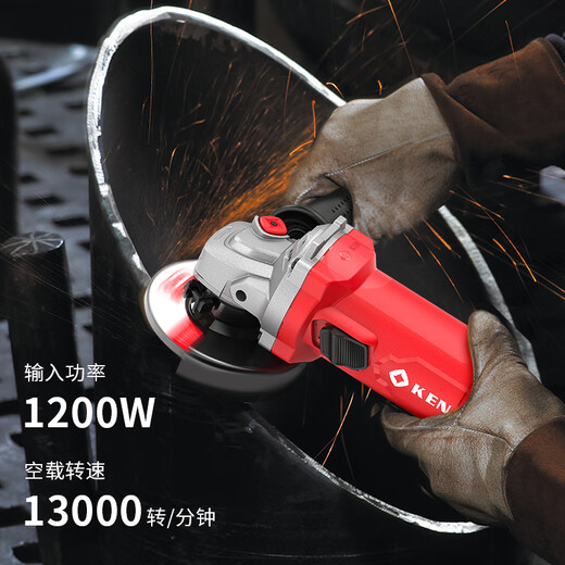 温以嘉100角磨机1200W多功能打磨切割抛光除锈开槽9910/9910A磨光机 热销款9710【后开710W】碳刷套餐