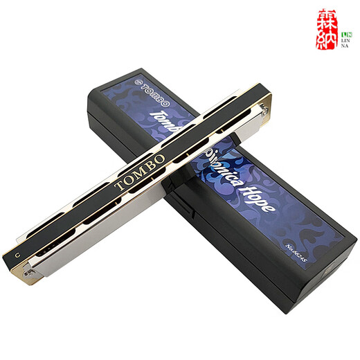 
TOMBO (TOMBO) Japan TOMBO6624S24 hole polyphonic harmonica performance beginners children and elderly F#NM natural tune