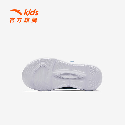 Zapatillas de zapatillas para niños de anta para niños 2025 verano nuevo producto malla transpirable gran malla amortiguación zapatos para correr negros/anta blanco/ultra verde azul-6 31 pies de longitud aproximadamente 19.5 cm