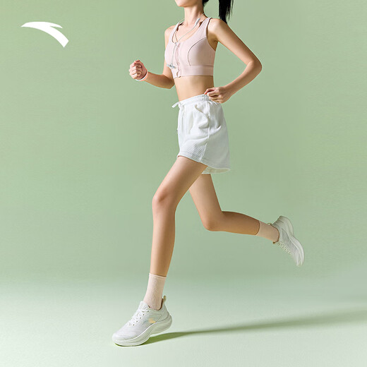 安踏飞云2丨轻质缓震厚底增高跑步鞋女鞋慢跑夏季网面透气软底运动鞋