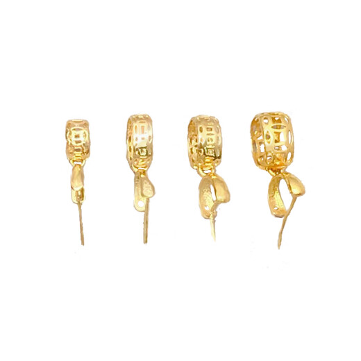 Shitiao pure 18k gold jadeite jade pendant gold buckle pendant Hetian jade Au750 gold necklace buckle thick version