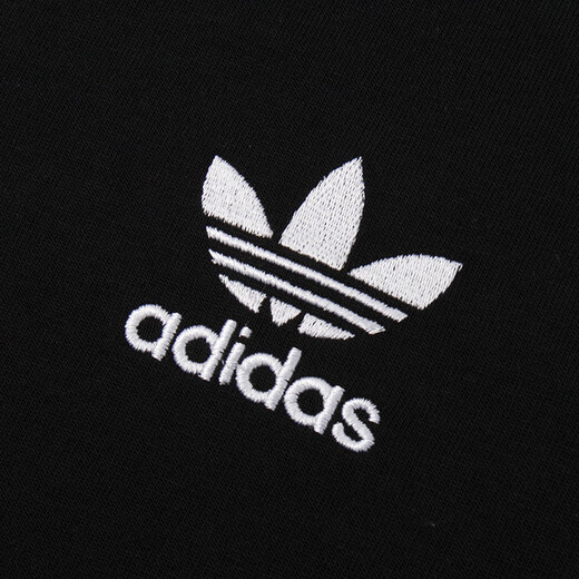 三叶草（Adidas）长袖T恤男 时尚三条纹宽松舒适透气运动休闲打底衫 IA4877 L