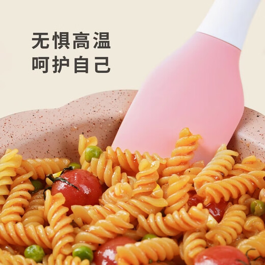 Zhanyi integrated food-grade silicone spatula, high temperature resistant shovel spatula, full set of special tools for mooncake baking, retro rubber powder, large silicone spatula