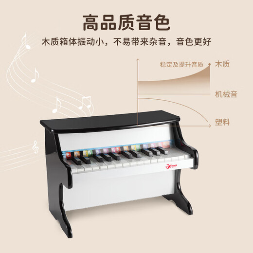 可来赛（Classic world）儿童节钢琴玩具木质机械钢琴1-3-6岁宝宝音乐早教宝宝礼物