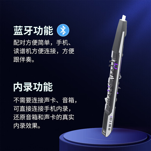 华魅10i电吹管2025款乐器官方旗舰店国产电子管电萨克斯 (紫色)华魅10i出厂标配