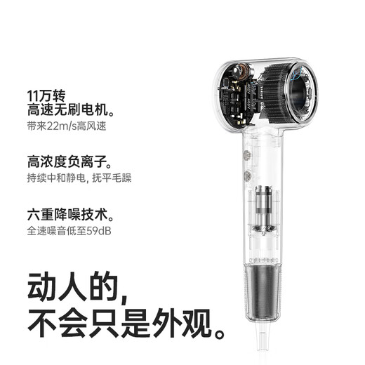 Laifen high-speed hair dryer, quick-drying household hair dryer, negative ion hair care, low-noise hair dryer, birthday gift, national subsidy, blue gold gift box