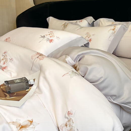 Bliss Mercury Home Textiles [1484 Люди высоко оценили] Экспорт 240 кусков Тяньши из четырех частей летних щитов шелковой шелк yicang-spring медовая орхидея (голая спящая мать и чистое время ребенка) 1,5 лист четырехсетен