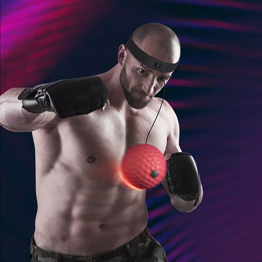 杜威克 拳击速度球UFC搏击散打格斗训练减压头戴式反应球MMA双球