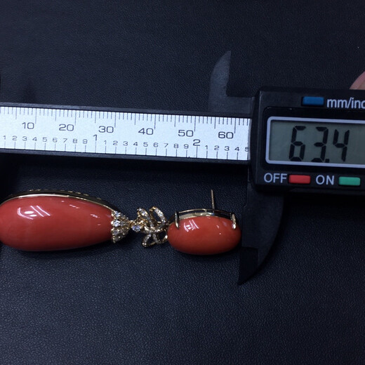 Zhaohao Coral Drop Earrings Exquisite and Elegant Tibetan Earrings Large Earrings