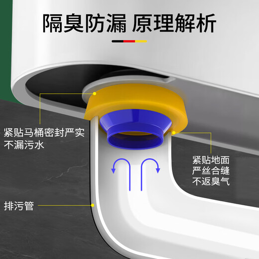 Haili toilet flange sealing ring thickened butter high glue deodorant and anti-leakage universal accessories MF241 at the bottom of the toilet
