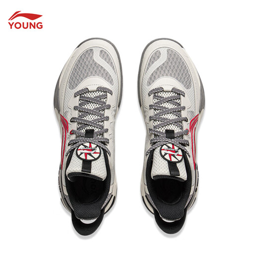 
Li Ning Children's Shoes Children's Basketball Shoes Men and Women Big Children's Wind Shadow 2.0 Cushioning and Resilience Stabilized Support Sports Shoes YKBU072 [Big Mesh] Light Lime/Rutter Gray-19 36