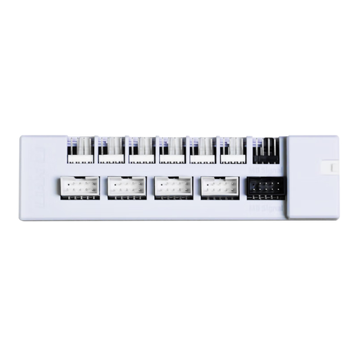 LIANLI EDGE fan/USB hub HUB white/magnetic/6 fan interfaces/4 USB interfaces
