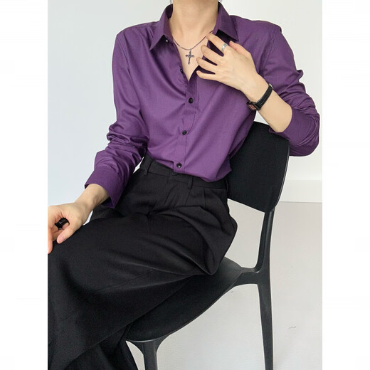 
Xinghelai black suit vest handsome men and women neutral style gun neck slim vest suit horse clip jacket men black M
