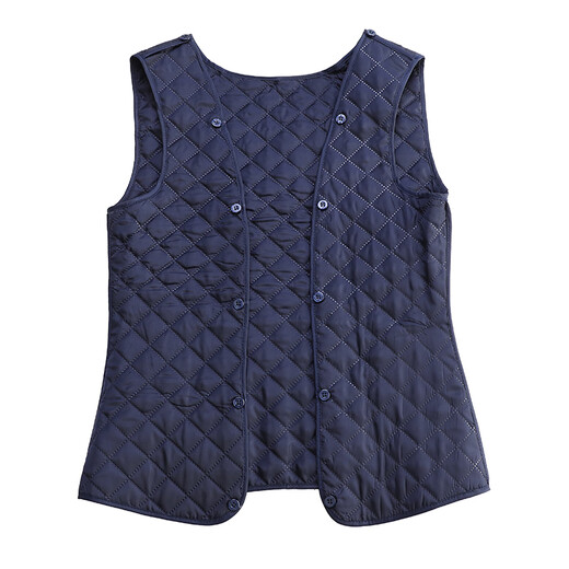 Chenfu thickened quilted blazer, feminine business suit suit, formal commuter workwear, winter work clothes (quilted) blue jacket + velvet blue trousers M recommended 90-100Jin Jin equals 0.5 kg