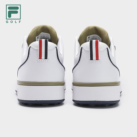 FILA Xu Long's official GF 1911 golf shoes men's soft spike shoes BOA comprehensive training shoes Fila white/herbal green-WD 41