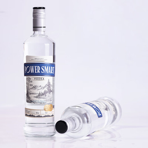Power Smart Vodka 700 ml Bar Getränkebasis Weine 40 Grad Spirituosen Nicht-entsprechend Whisky Cocktail Authentische Originalgeschmack 700 ml 12 Flaschen Wodka 8 Bullet Cups