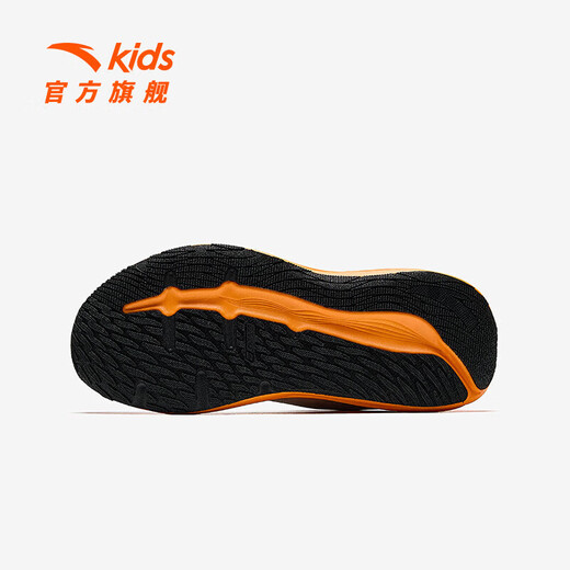 ANTA PG7 zapatos para hombres zapatillas para niños zapatos para niños grandes 2025 primavera nueva perilla obstinada acolchado lingyun zapatillas limpia porcelana blanca/negra/xixia naranja-3 36