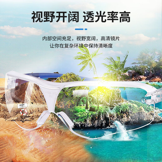 3M 10434 anti-fog, streamlined, dustproof, windproof, comfortable and transparent protective goggles 1 pair