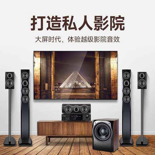 
Shanshui (SANSUI) F5 Home Cinema 5.1 Channel Combination Audio Set Floor-standing Surround Audio Stereo Surround Effect Home Audio Supports Decoding F8 Exclusive Edition [High-end Wireless Amplifier 10A]