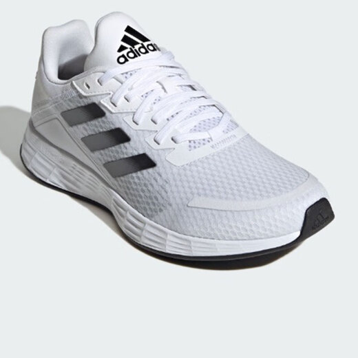 Adidas official website men's shoes 2025 new breathable cushioned lightweight black samurai walking training sports shoes student running shoes JQ9715/white 39