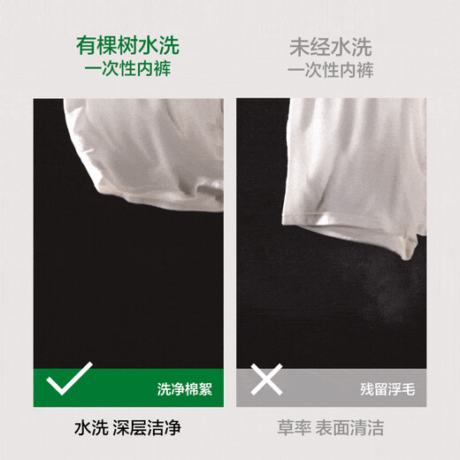 There is a tree disposable men's underwear men's Lyocell daily disposable EO sterilization medical grade independent packaging travel wash-free boxer briefs