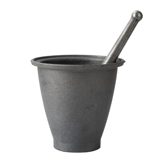 Meikejie old-fashioned chili pepper masher cast iron thickened grinder mashing jar mashing pepper grinder mashing jar garlic masher extra large cast iron grinder