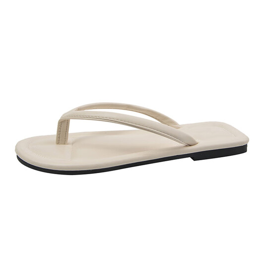 Belle tongs pour les femmes en été usinables à la mode 2025 Nouveau style coréen à glissade à plate