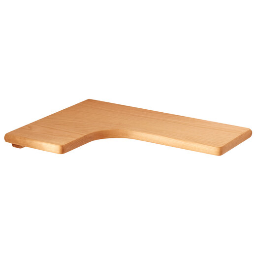 Zhixinmuwang solid wood corner shelf storage rack cherry wood punch-free bedroom corner shelf study wall tripod bookshelf corner shelf short left and long right, single layer, 390mm