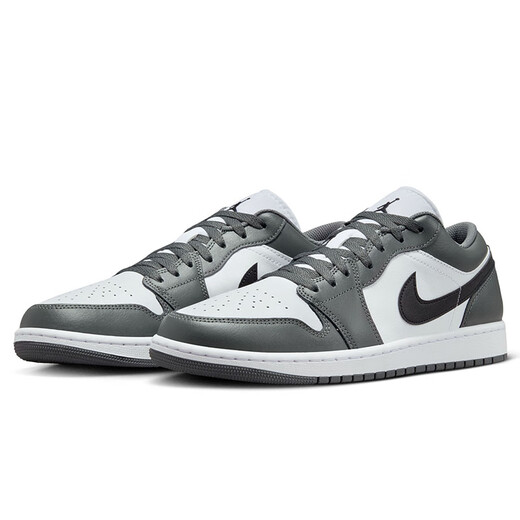 耐克NIKE篮球鞋男乔丹AJ1 JORDAN 1 低帮运动鞋 553558-152白黑42.5