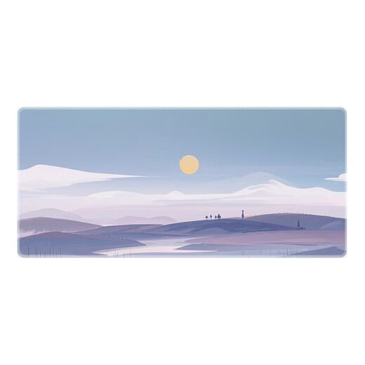
Three-color cat simple healing mouse pad super large cute cartoon animation laptop keyboard office desktop pad can be customized high-value thickened lock edge anti-slip 12053 Landscape Dream 60 cm x 30 cm x 2 mm