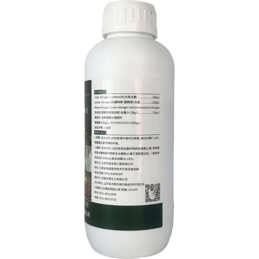 Tianbang Tianbang Enluxi liquid nitrogen fertilizer high nitrogen containing humic acid water-soluble fertilizer instead of urea field fruit and vegetable foliar fertilizer 1000g * 12 bottles (whole piece)
