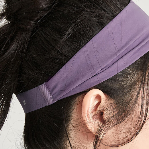 Keep sports wide headband yoga dance sports fitness sweat-absorbent breathable headband oxygen purple