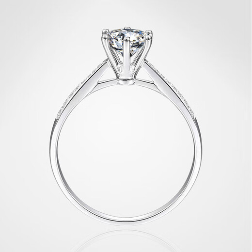 AVHE 18K gold set with artificially cultivated diamond ring, wedding ring, artificial diamond ring for women, wedding gift for Chinese Valentine's Day pairing ring, platinum crown micro-setting - diamond 50 points VVS clarity, number 9-20 circle can be remarked