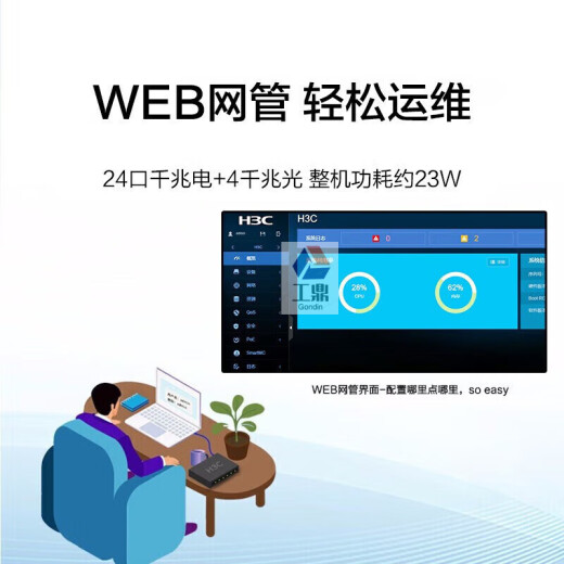 二层网管企业交换机S5008/5016/5024/5048PV5-E S5016PV5-EI16口千兆电4口千