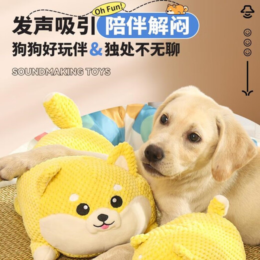 HuanChong.com pet dog toy for dogs to play with to relieve boredom, self-pleasure, resistant to chewing, grinding teeth, making sounds for puppies and puppies, dog walking and amusing tool