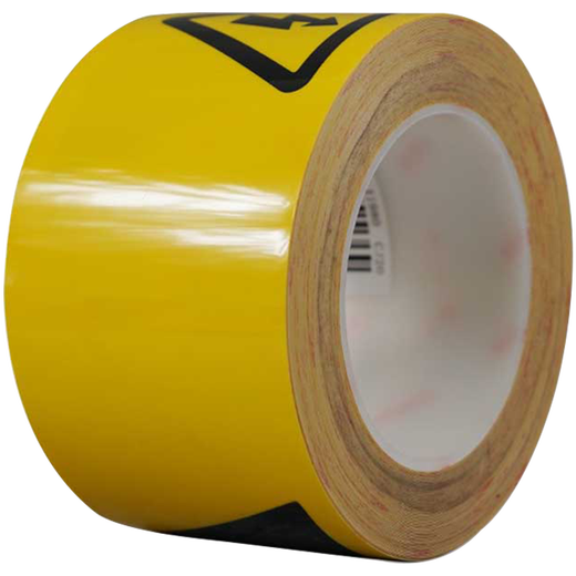 Cinta de seguridad de logotipo de Anseri Cinta de marcado de seguridad Cinta de advertencia resistente al desgaste 75 mm22m (peligro de alta presión) 11980