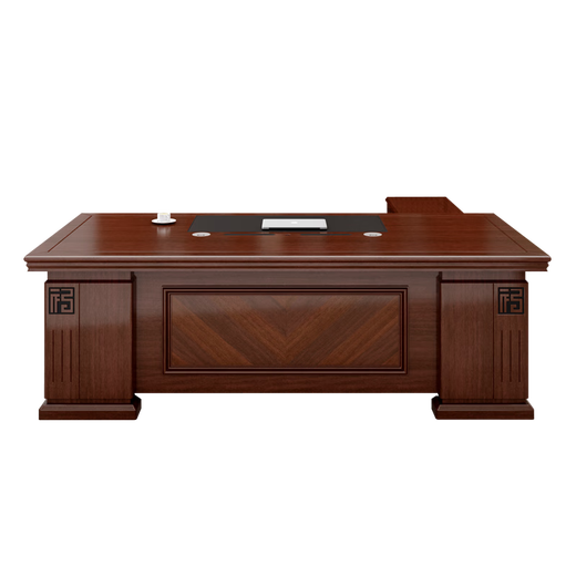 Li Lun new boss desk desk new Chinese style executive desk office office furniture single table 2.2 meters