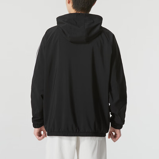 阿迪达斯 （adidas）男装运动套装25新款梭织连帽休闲简约夹克外套宽松时尚长裤两件套 IM8806+JD0341 S