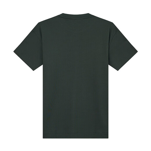 HAZZYS Men's Summer Liquid Ammonia Craft Waffle Cotton Short Sleeve T-Shirt Men's ASTZE0CBX83 Dark Gray CC L (175/96A 48)