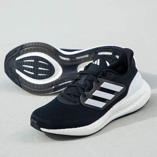 阿迪达斯 （adidas）男鞋女鞋 2025春季新款运动鞋透气舒适PUREBOOST 25跑步鞋 IF4839 鞋内长24cm 39