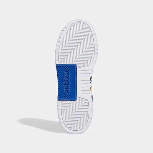 ADIDAS APRUEP OFICIAL ZAPATIVO DE DISPORTES MABRAS Menores Adolescentes Retro Basketball Zapatos Blanco/Negro/Azul/Amarillo 42 (260 mm)