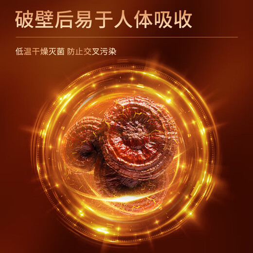 
Tongrentang Crafted Youth Tongrentang Brand Ganoderma Lucidum Spore Powder Ganoderma Lucidum Extract Tablets Double Effect Enhance Immunity Improves Sleep 1 Bottle (Enhances Immunity Improves Sleep)