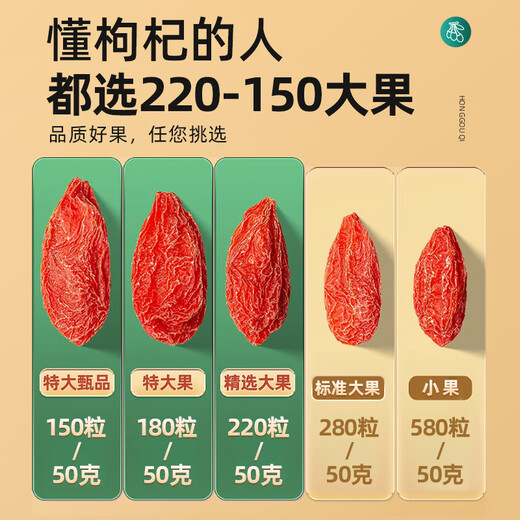 Weishuihong wolfberry Ningxia special grade 1000g authentic large grain red gouqi gouji tea soaked in water male kidney wolfberry dried
