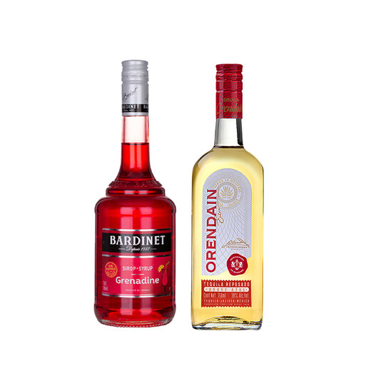 日出龙舌兰鸡尾酒套装 原瓶进口洋酒 欧帅金标龙舌兰+必得利糖浆