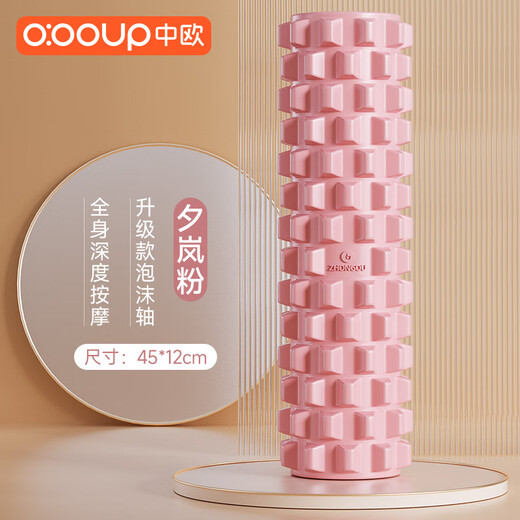 China-Europa Roller de espuma sólida Relilla de relajación de relajación profesional Maceta Masaje Masaje Piernas Rolling Equipment Columna de yoga Polvo Xilan [75 Dureza + dientes de lobo + Roller sólido]