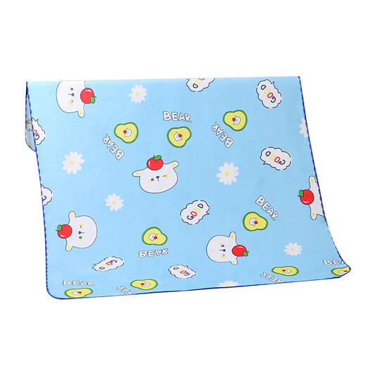 Phellado baby crystal velvet urine separator waterproof and washable children's large leak-proof mattress elderly care pad menstrual aunt pad yellow 50*70