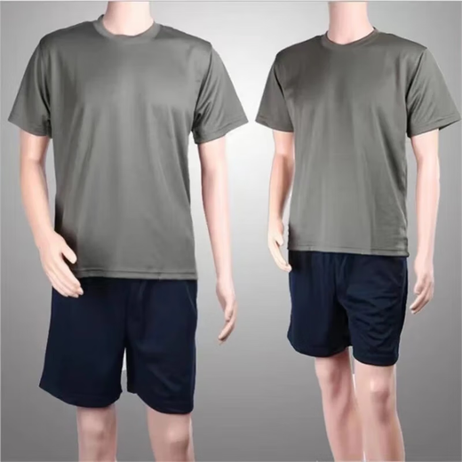 Jihua 3565 summer physical fitness clothing military fans physical fitness short-sleeved quick-drying round neck training short-sleeved physical fitness clothing short-sleeved suit physical fitness clothing single pants 175/88