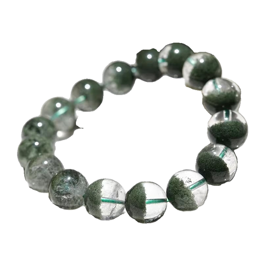 Library selection red rabbit fur gold strawberry tourmaline bracelet silver titanium crystal tanzanite peterite purple titanium aurora super seven crystal bracelet light gray